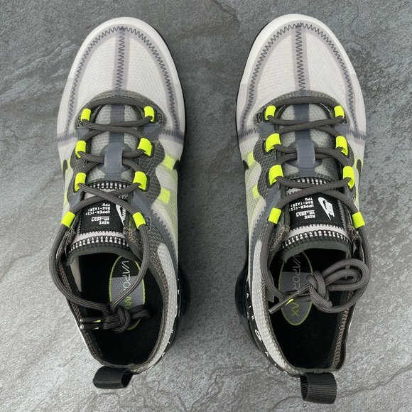 Nike‎ Air Vapormax 2019 Mens 7 Running Shoes Atmosphere Grey Black Womens 8.5